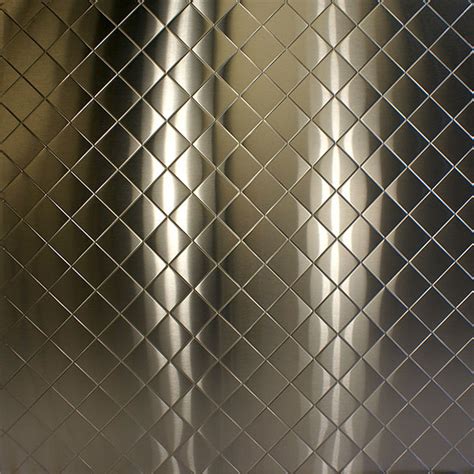 quilted sheet metal|Stainless Steel Diamond Quilted Pattern.